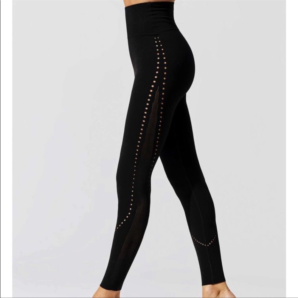 CARBON 38 SEAMLESS MESH LEGGINGS